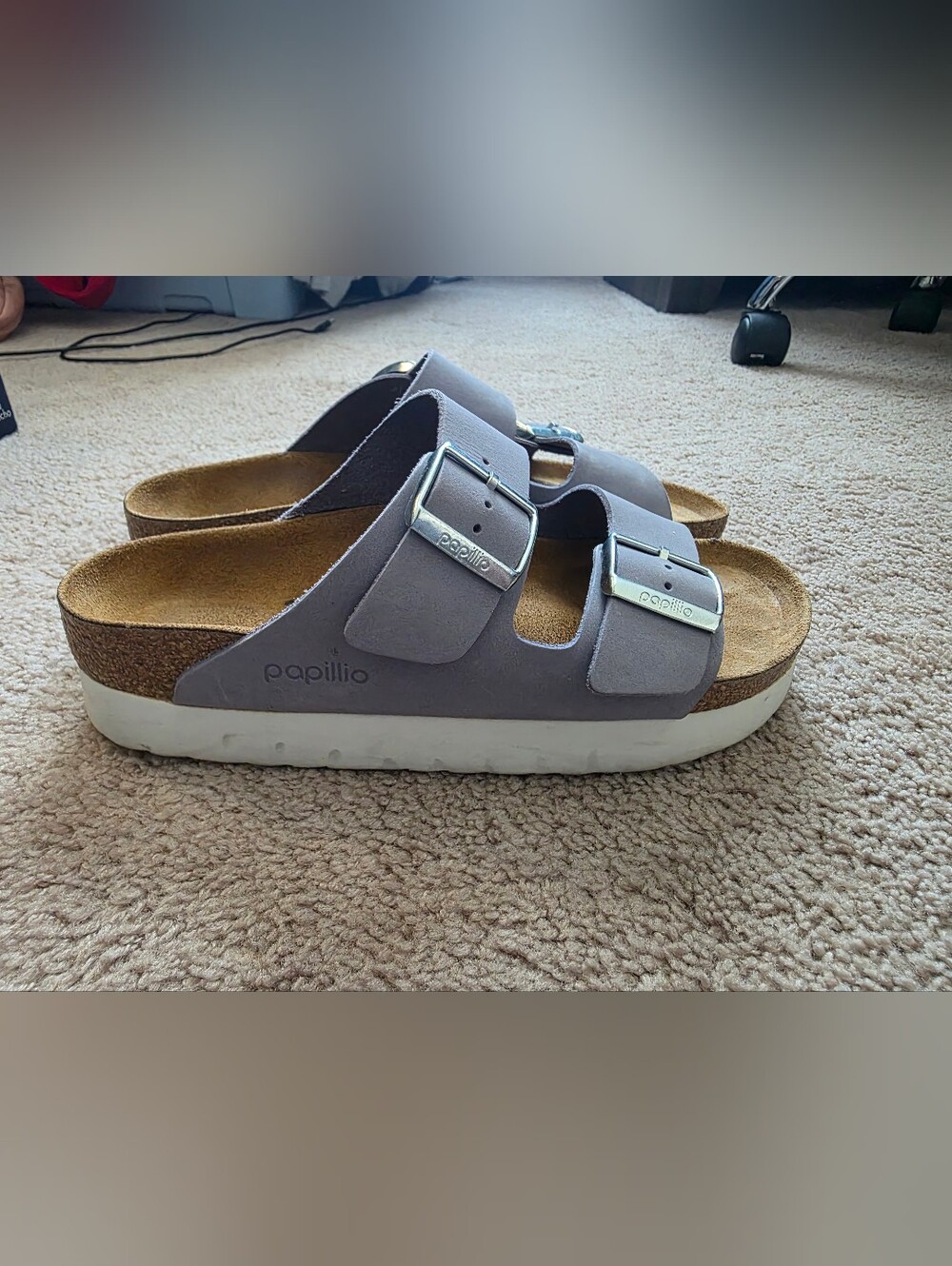 Birkenstock Papillo Arizona chunky purple fog 38/7/7.5